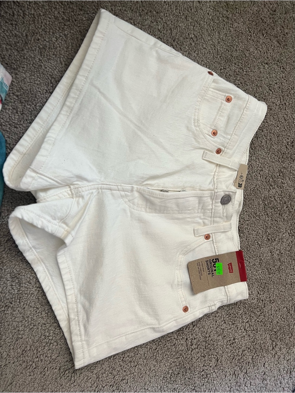 Levi’s 501® Original High Waist Denim Shorts